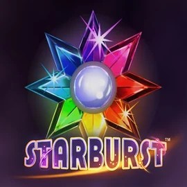 Starburst slot icon by NetEnt, available at SlotsPalace Casino